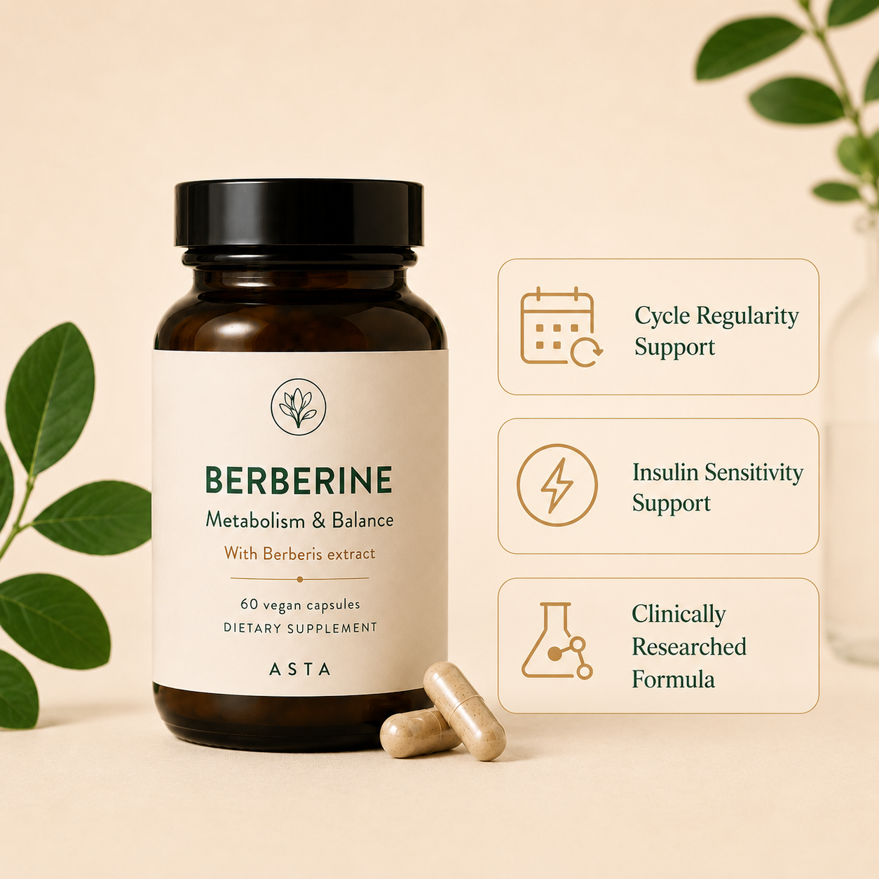 Berberine Capsules (500 mg)