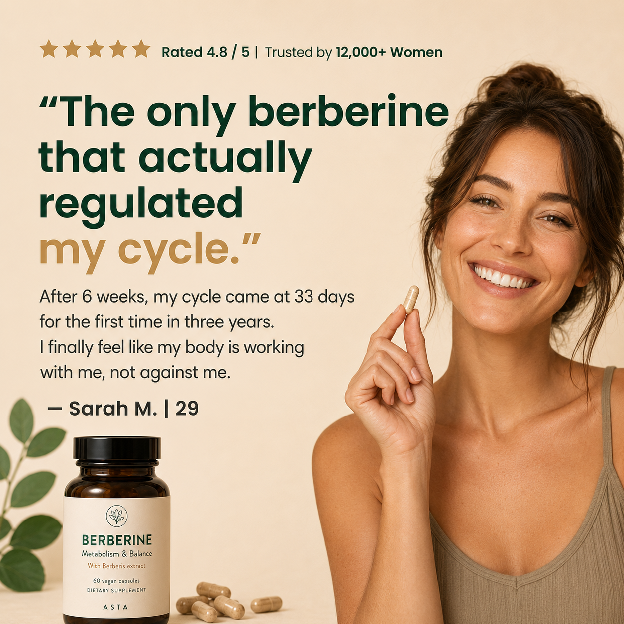 Berberine Capsules (500 mg)
